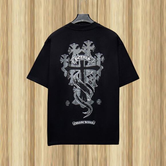 Chrome Hearts Crew Neck Short Sleeve T-Shirt - Picture 2 of 2